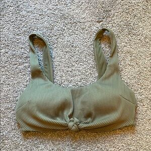 Hollister Olive Green Bikini Top